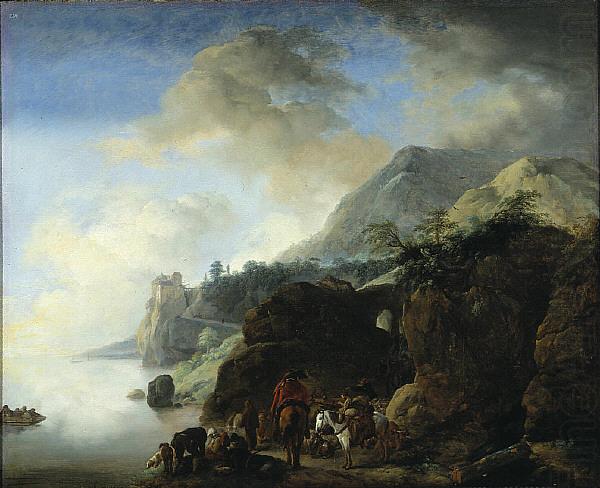 Travelers Awaiting a Ferry, Philips Wouwerman